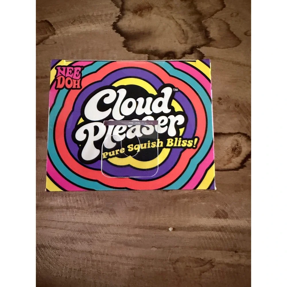 Schylling NeeDoh Cloud Pleaser Lavender Shimmer Soft Squish Fidget Toy 26005NAB